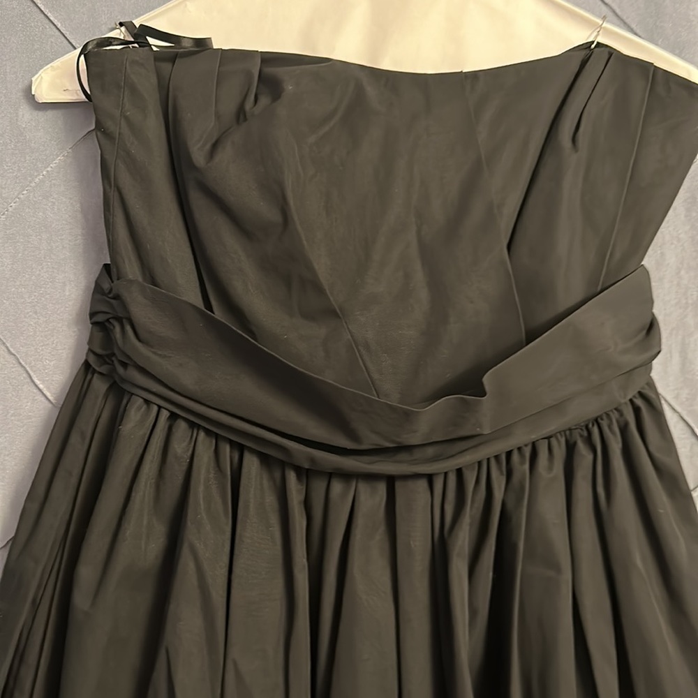 🧡 J crew A line princess sleeveless black formal dress /ballgown w/pockets sz 8 - Picture 3 of 9
